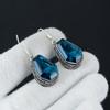 Amazing Indocolite Coffin Gemstone Earrings, 925 Sterling Silver Earring, Handmade Boho Silver Jewelry Dangle Earrings, Mother's Day Gift