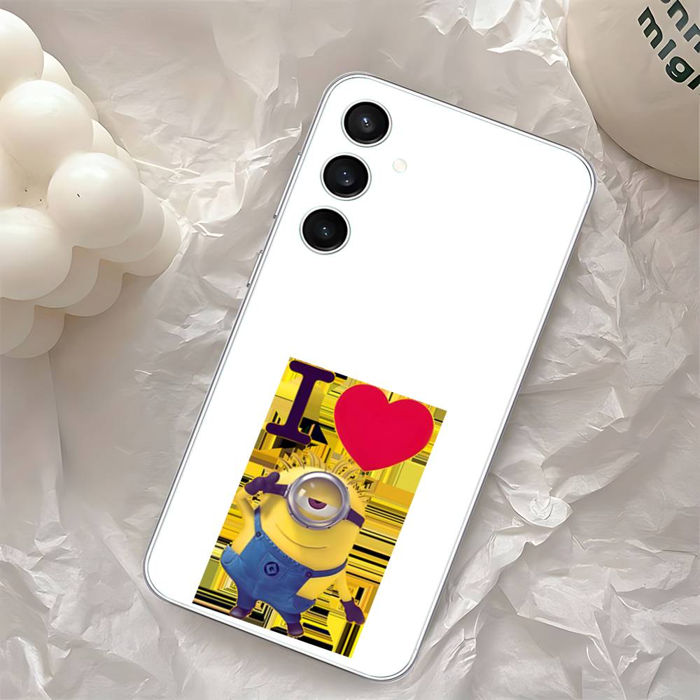 Чехол для телефона MOVIE M-Minions для Samsung Galaxy S25 S24 S23 S22 S21 FE Ultra Plus A32 A53 A13 A31 Мягкий чехол