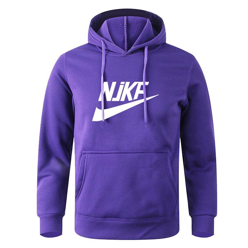 New men's and women's autumn and winter fleece hoodie jacket NjKF mother print foreign trade leisure sports hoodie trendy men's