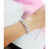 Diamond Versatile Temperament Bracelet for Women's Cold Style Fashion Bracelet Korean Version Simple and Versatile Elastic Bracelet