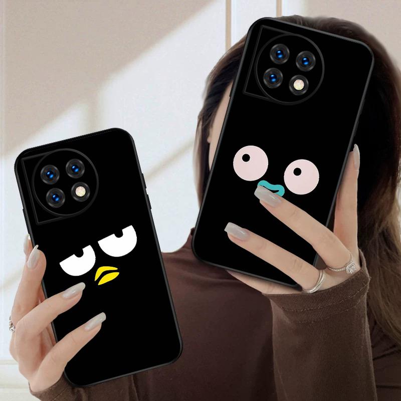 Два белых круглых глаза Для OnePlus 8 9 11 12 13 10 Pro 9RT 8T 12R Ace 3 5 2V Nord CE 4 Lite N20 30 200 силиконовый мягкий чехол для телефона