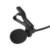 Mini Portable Clip On Lapel Lavalier Condenser Mic Wired Microphone Compatible with iPhone iPad Android Smartphone DSLR