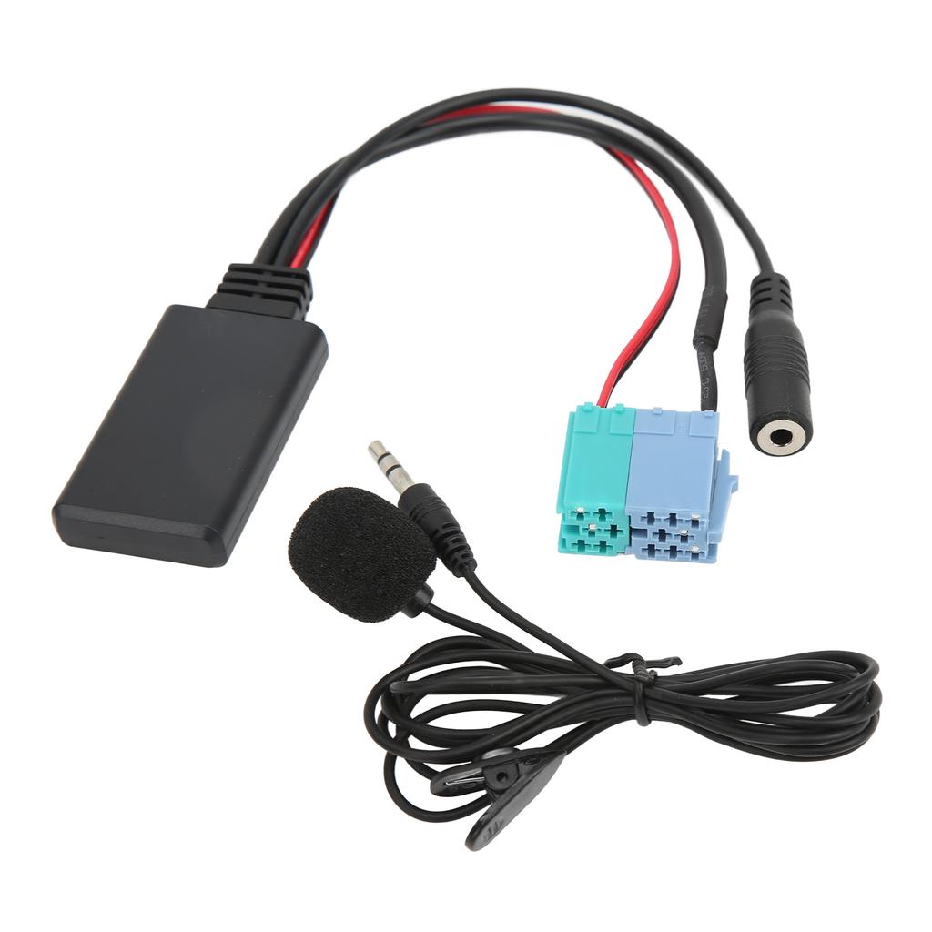 Car Bluetooth Module Audio Aux Cable Microphone MINI ISO Port for Stereo 8PIN 6PIN Port