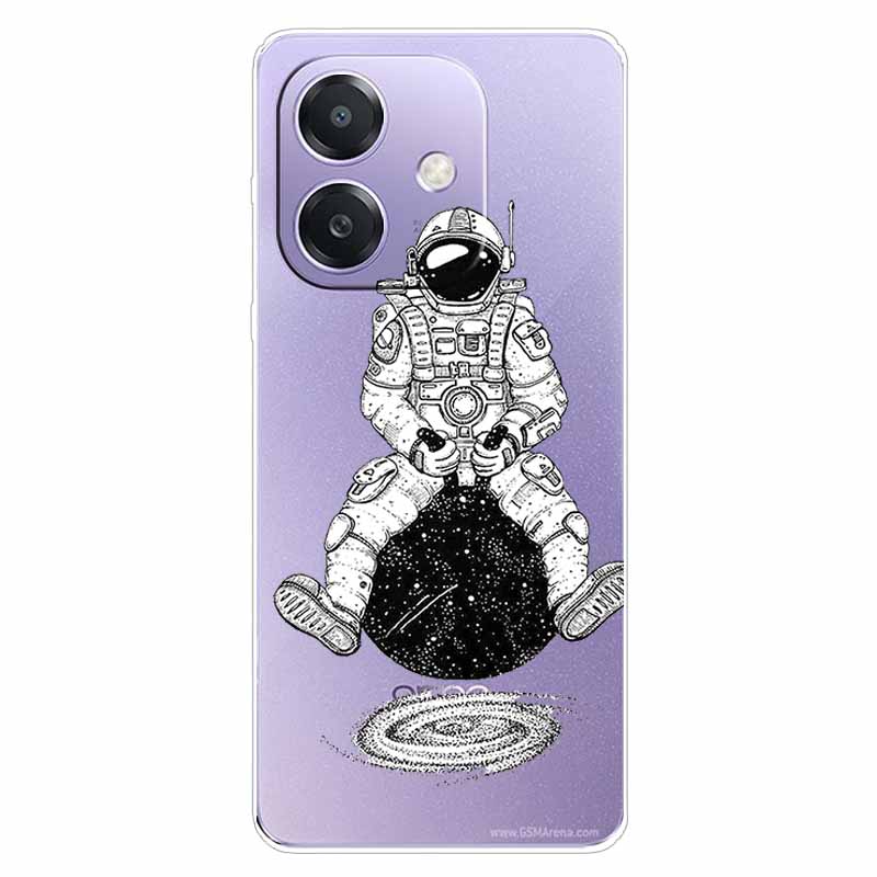 Для Oppo A60 5G CPH2683 Чехол OPPO A40 4G CPH2669 Прозрачный Мягкий Силиконовый ТПУ Чехол с Рисунком для A60 5G Прозрачный Мягкий ТПУ Чехол A40 4G