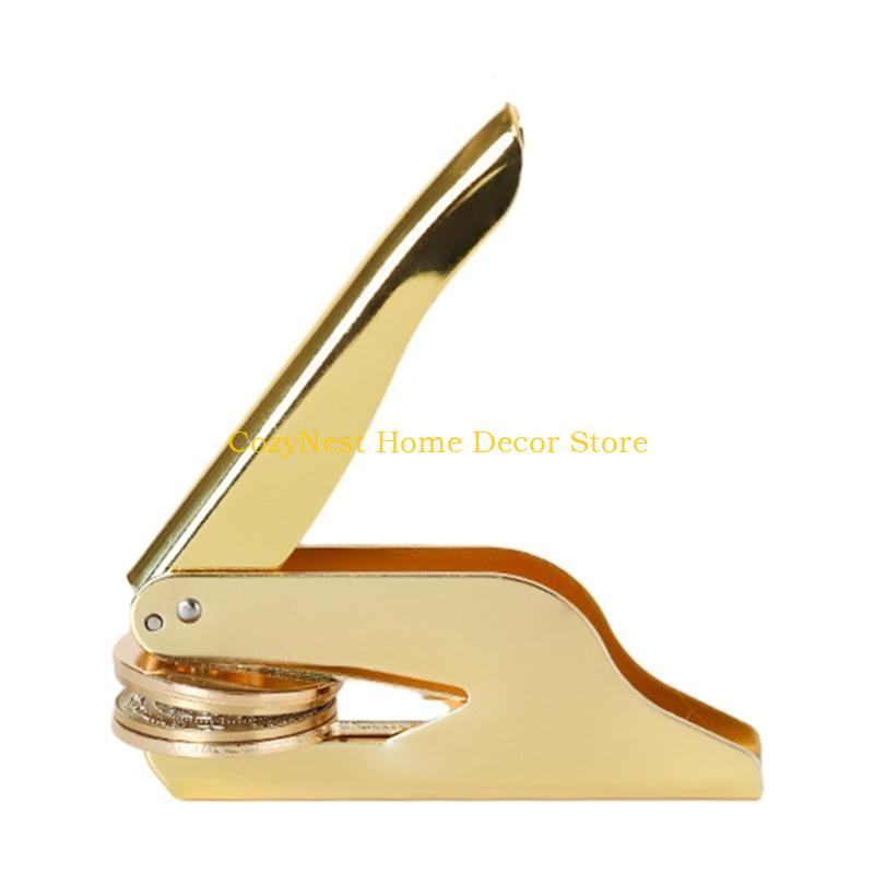 92MF Нержавеющая сталь Печать-тиснитель для книг, конвертов, подарочных этикеток, сертификатов, наград