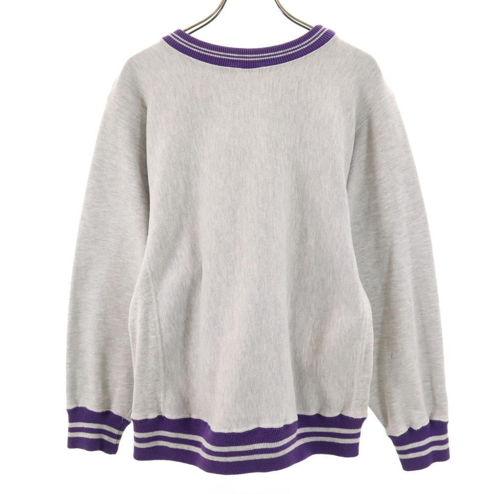 Champion 90s Old USA made embroidered tag Long sleeve Reverse weave sweat Men's Used