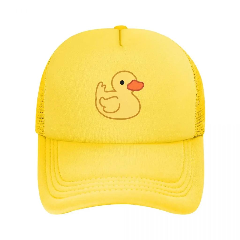 Милые Резиновые Утки Сетчатые Бейсболки Snapback Модные Бейсболки Дышащие Повседневные Кепки Для Улицы Для Унисекс И Женщин