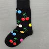 Женские носки унисекс из чесаного хлопка Happy Socks Вишня Клубника