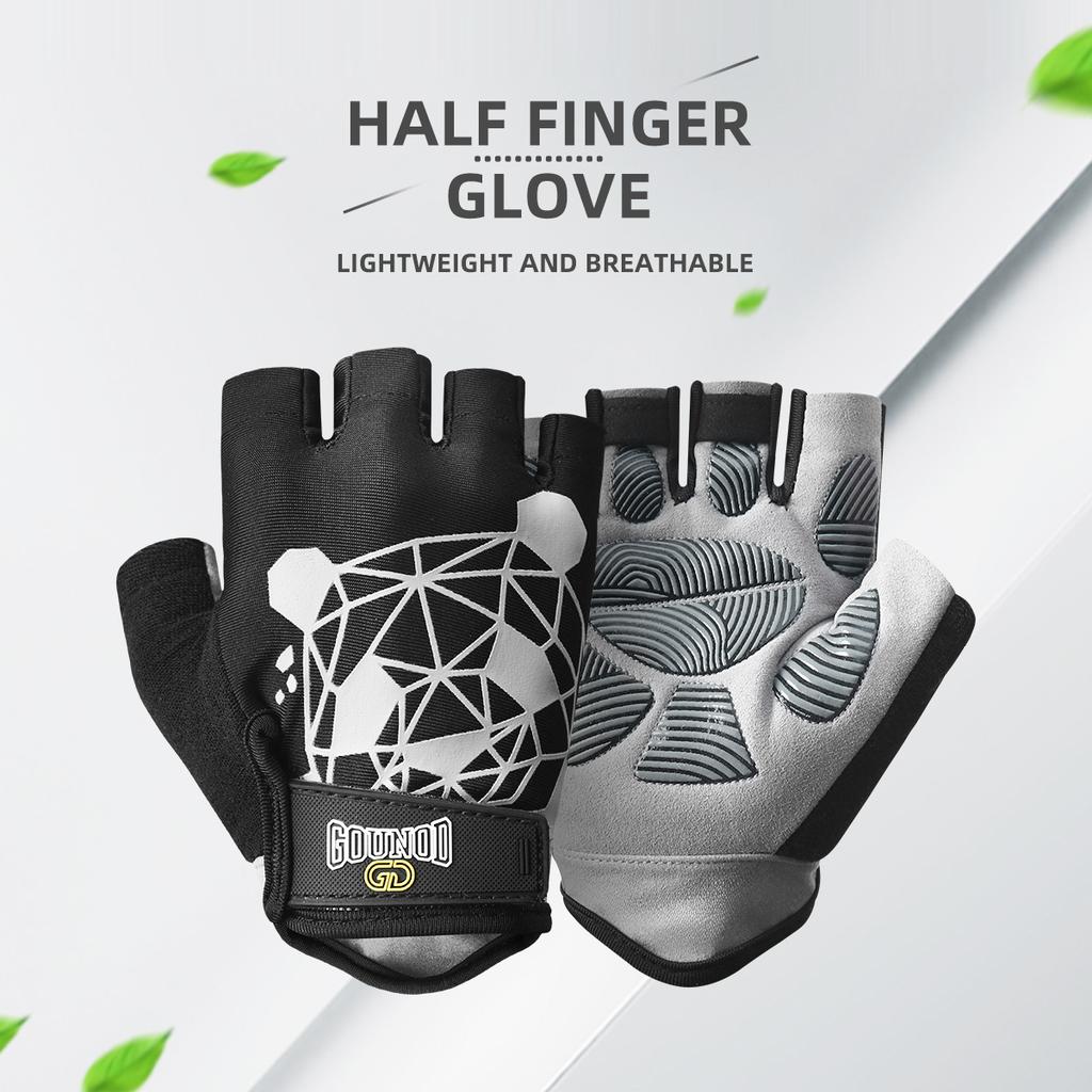 Half-Finger Workout Gloves for Men and Women Outdoor Training Fitness Exercise Cycling Fitness Gloves for Gym and Sports