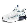 Outdoor men's shoes new rotating button running sneakers men's breathable thick-soled popcorn cushioning running shoes