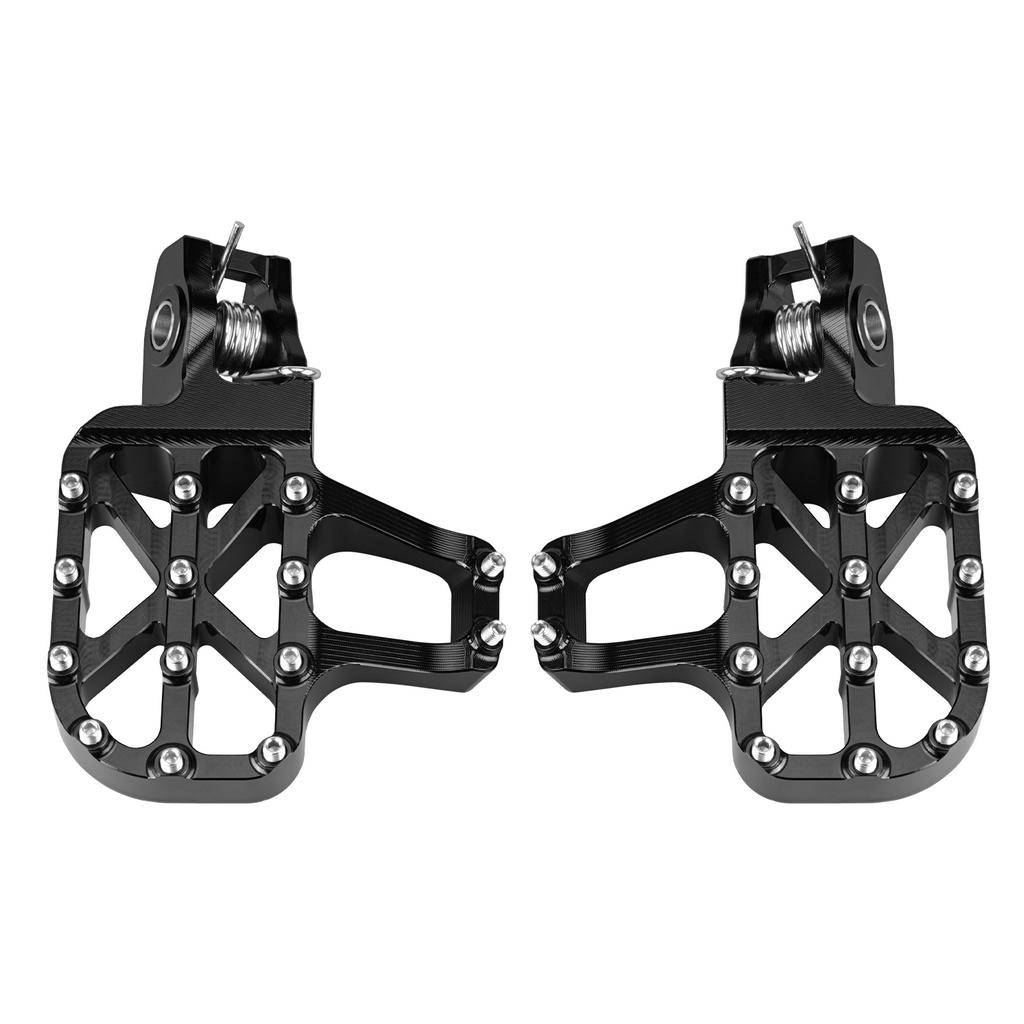 NICECNC Electric Bike Foot Pegs Footrests 6061-T6 Aluminium CNC-machined Accessories Purple For Stark Varg EX MX SM 2024-2025
