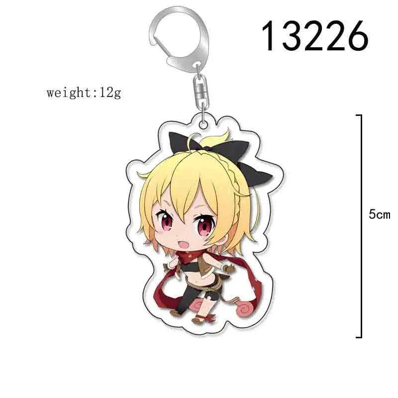 Anime Re:life in a Different World from Zero keychain Kawaii Rem Ram Acrylic Key Chain Cartoon Figures Pendant Cosplay Jewelry