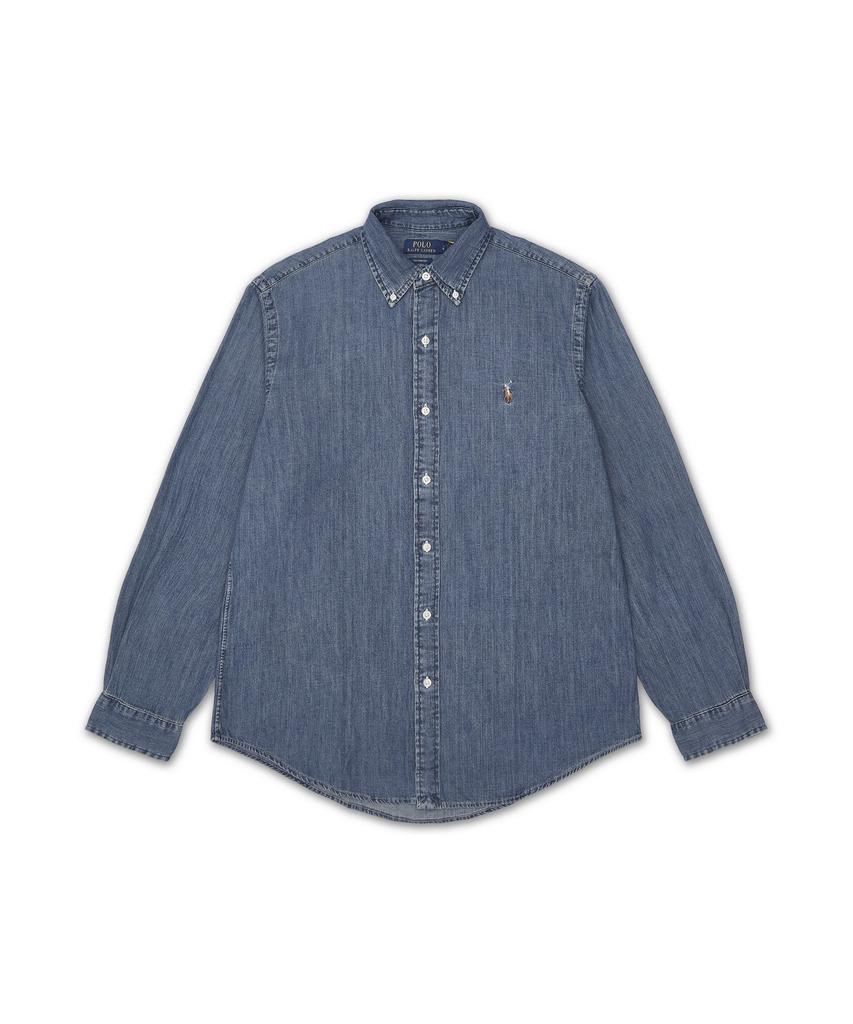 POLO RALPH LAUREN Custom Fit Denim Shirt - Navy