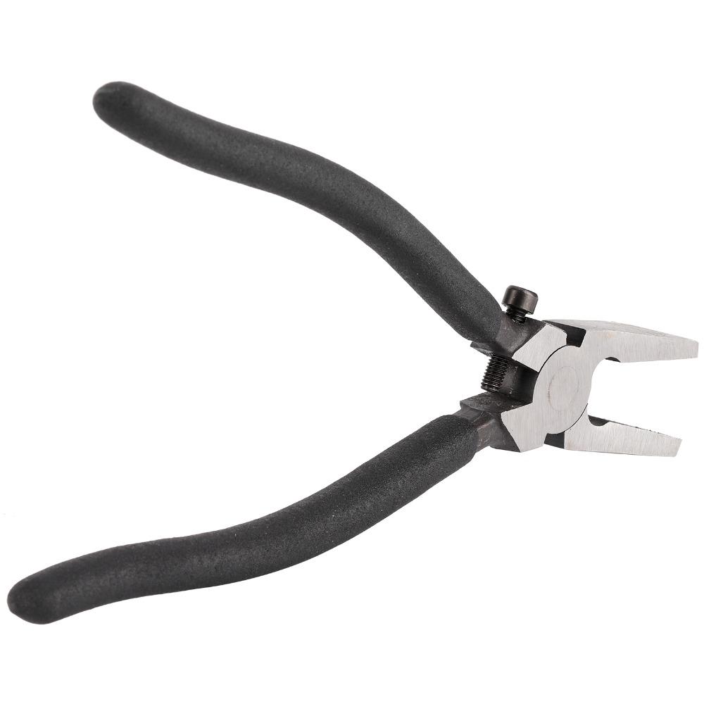 8 Inches Glass Pliers Rubber Tips Flat Nose Pliers  Stained Glass and Mosaics Work