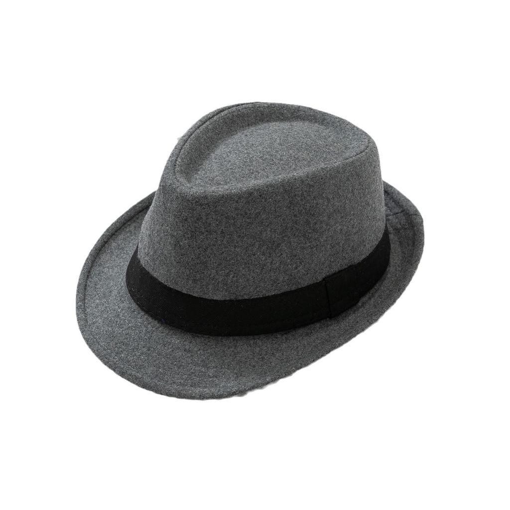 Новая шляпа-цилиндр Ji British Men's Top Hat Felt Hat для мужчин среднего и пожилого возраста Jazz Hat Casual Hat