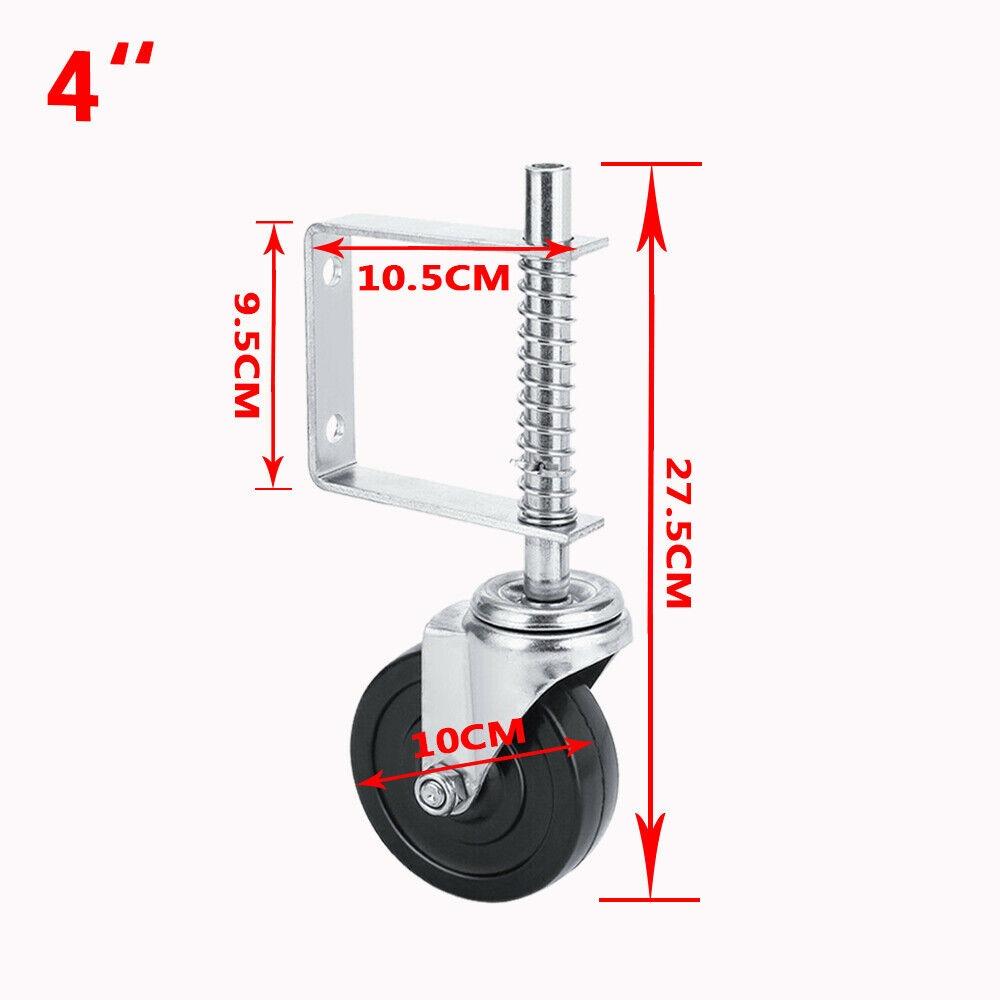 Горячая поставка для дома Резиновое бесшумное колесо для двери Ролик-колесико для ворот Ползунок Колесо для загруженных ворот Пружинное колесо