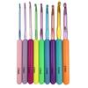 9 шт. Эргономичная ручка Крючок для вязания для вязания, ткачества, рукоделия Ручка из АБС-пластика Крючок для вязания для начинающих, любителей 2,5 мм-6,5 мм