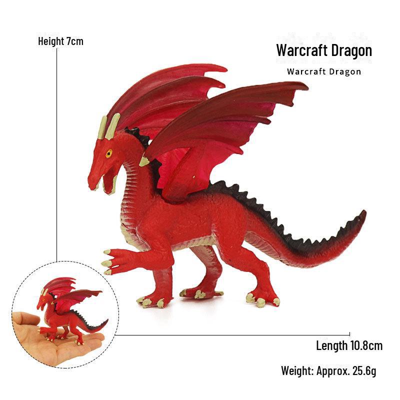 Cross-Border Fantasy Dragon Models: Fire Eagle, Ice-Breaker, Magma Dragon, Wolf Dragon, and Western Flying Dragon Ornaments