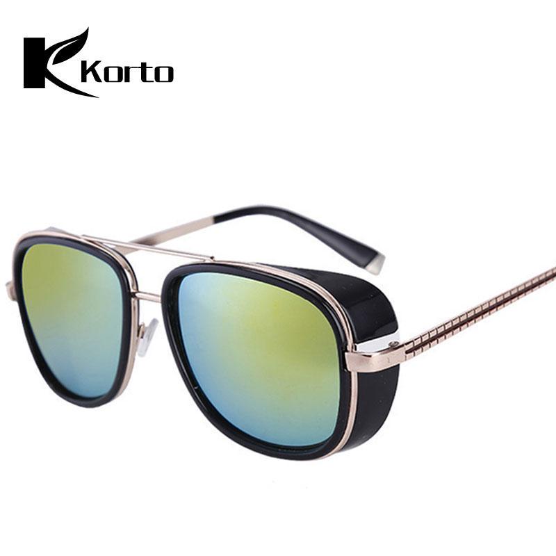 Железный человек, уличные солнцезащитные очки Mannen Tony Stark Zonnebril, солнцезащитные очки в стиле панк, очки для мужчин и женщин ручной работы