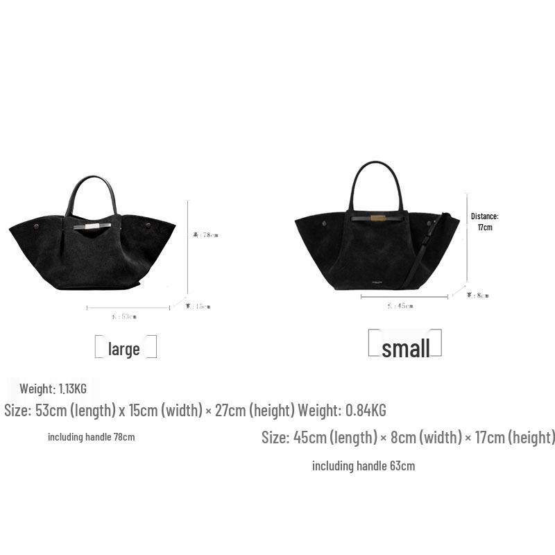DEMELLIER Wing Suede Tote – Large Capacity, Versatile Women's Commuter Bag