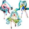 In Stock Anime Furyu Noodle Stopper VOCALOID Hatsune Miku Flower Fairy Clover PVC Action Figure Model Doll Toy Holiday Gift