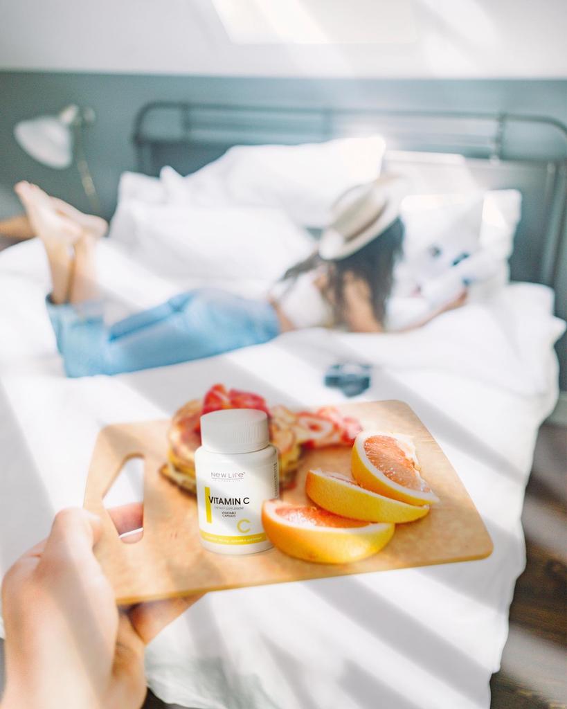 Vitamin C New Life Supplement Dietary 60 Vegetable Capsules