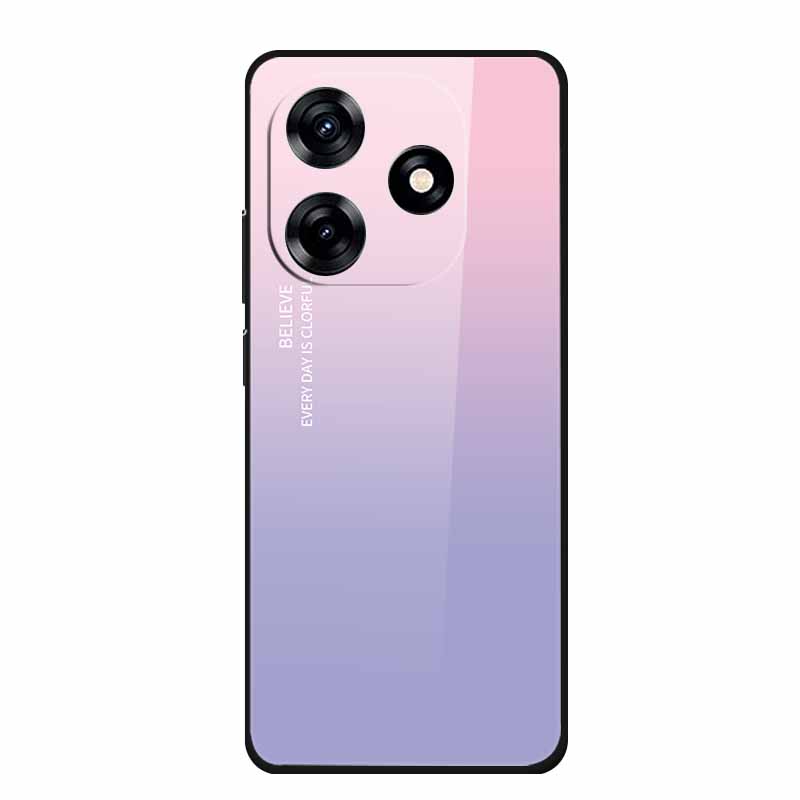 Glass Back Cover For Honor X5c Plus Case Coque Hard Tempered Glass Case For Honor Play 10A X5c Plus Phone Case Cover Soft Bumper