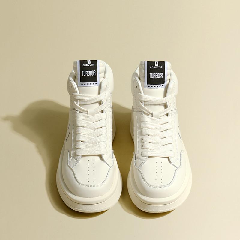 Женская спортивная обувь на платформе, ботинки на шнуровке, повседневная обувь, увеличивающая рост, высокие туфли на толстой подошве, универсальная женская обувь