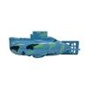 Doyusha 27MHz R/C U-18 Submarine, Blue Camouflage, Electric Radio Controlled Model 14426
