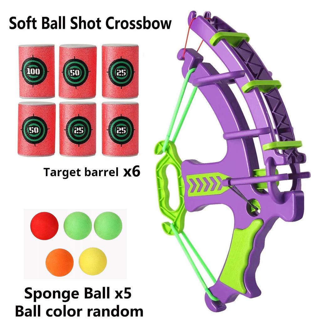Soft Bullet Target Practice Toy for Children Educational Shooting Practice Toys with Soft Bullets