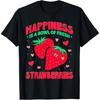 Cute Strawberries Heart Strawberry Fruit T-Shirt