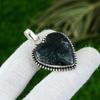 Gift For Women Pendant 925 Sterling Silver Natural Solar Moss Agate Gemstone
