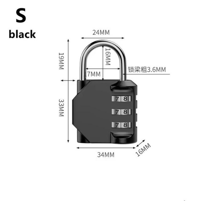 4-значный навесной замок с паролем, цинковый сплав, водонепроницаемый замок, уличный механический замок для школьного спортзала, шкафчика/забора, защелка Secur