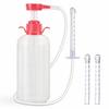 RARENESS (Japan) Multi-Purpose Cleansing Pump, 600ml (Includes 1 60cm Tube and 3 Replacement Heads), Manual Pump