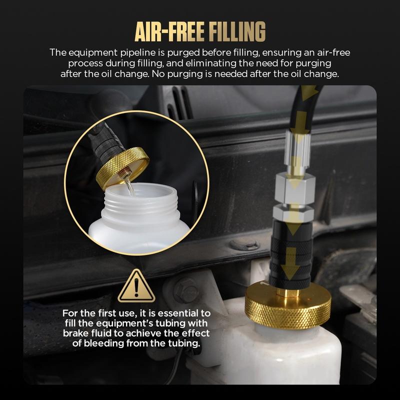 AUTOOL AST603 Car Brake Oil Exchanger Car Pulsating Brake Oil Changer Pulse Vacuum Transfer Pump Clean The Pipeline 220V 110V