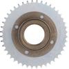 78mm OD 4 Hole Toothless Flywheel T8F 44T 54mm Rear Chain Sprocket Steel Alloy T8F Roller Sprocket Fits for Mini Pocket Gas Scooter ATV