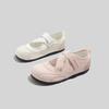 Ballet Style Moral Training Shoes One-step Breathable Round Toe Women's Shoes Soft-soled Casual Shoes