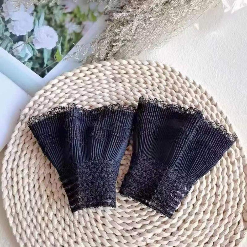 Cover Gloves Sweater Decorative Lace Cuffs Fake Sleeve Ruffles Elbow Sleeve Detachable Sleeve Cuffs