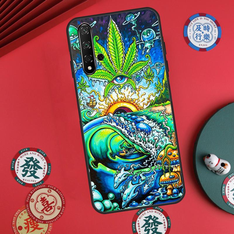 Психоделическое Триповое Искусство Для Huawei Nova Y60 Y70 Y90 Y72 Y73 Y61 Y91 7i 8i 11i 12i 12s 9 10 SE P20 P30 P40 Lite Чехол