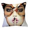Design Beautiful Characters Series Pillowcase Pillow Car Cushion Sofa Pillow Nordic