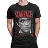 Забавные классические футболки 90-х годов Scarface для мужчин, с круглым вырезом, из чистого хлопка, с коротким рукавом, больших размеров