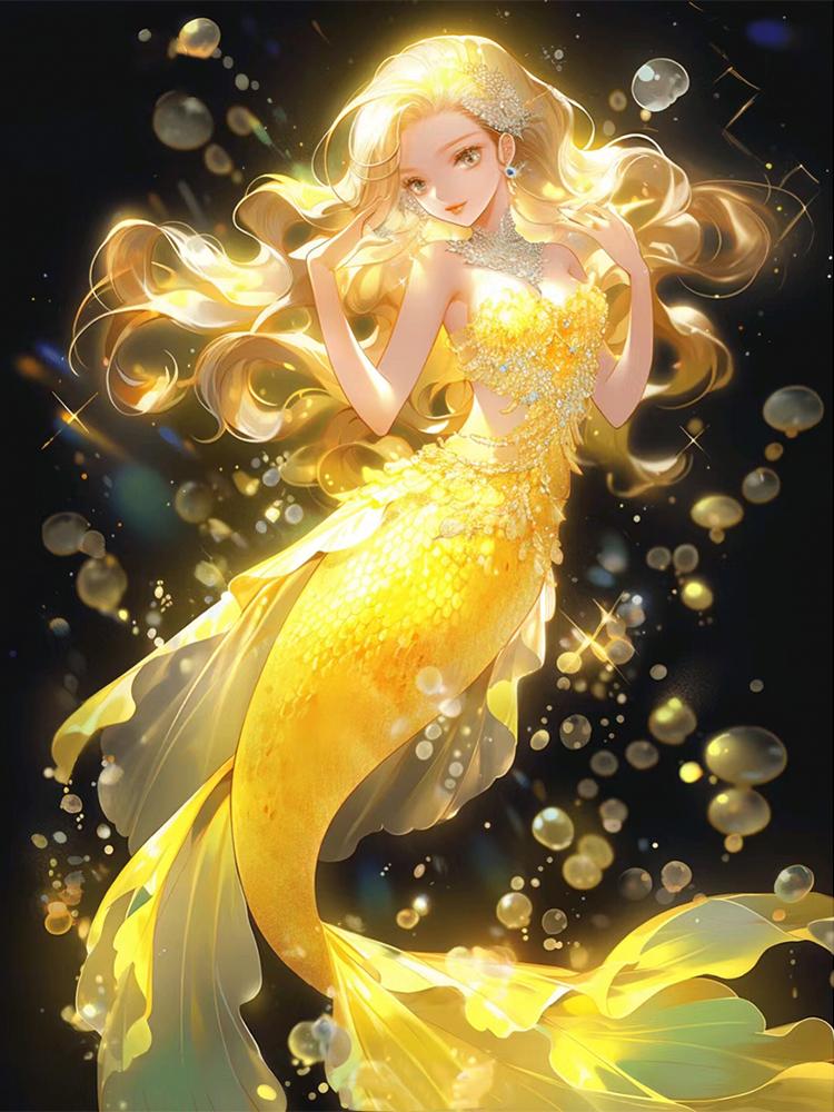 Алмазная картина Фэнтези Русалка Зодиак Созвездия Вышивка Полный квадрат Круглый крест Стразы Мозаика Домашний декор