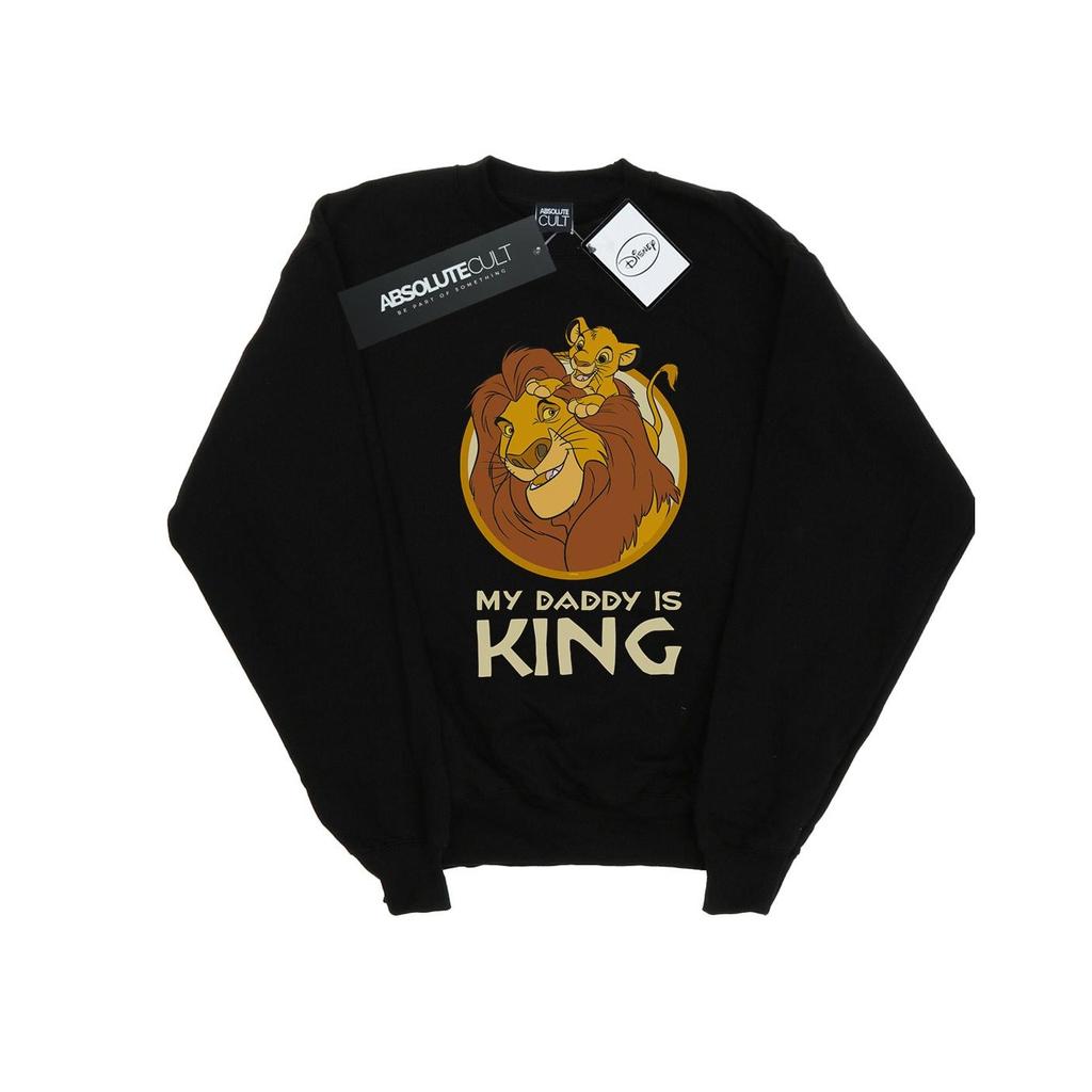 Disney Mens The Lion King My Daddy Is King Sweatshirt