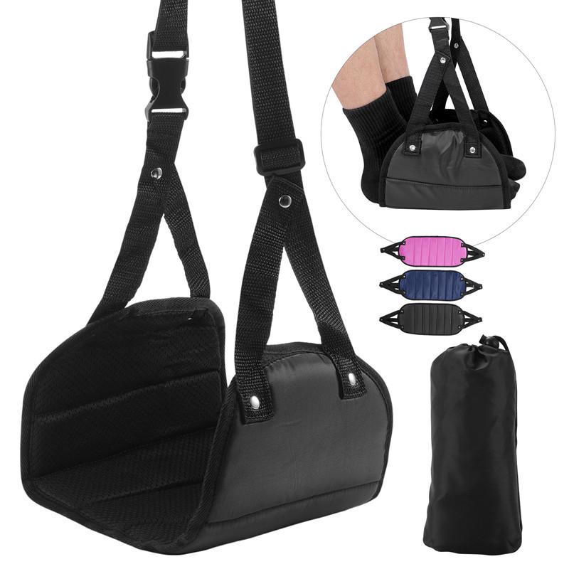 Temu Travel Foot Hammock: Airplane & Rail Footrest with Swing Feature