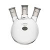 Laboy Glass 1000mL 3 Neck Round Bottom Boiling Flask with 24/40 Center & Side Joints Angled Distilling Receiving Reflux Flask Multi Neck Distillation