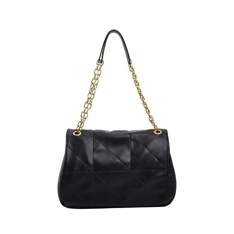 Rhombus Chain Bag Women's Large-capacity 2025 New Fashion Autumn and Winter Versatile Shoulder Messenger Bag Tote Bag