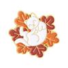 Праздничные животные эмалевые значки Осенние броши с кошкой, лисой, вороной Лацканные значки Мультяшные листья Ювелирное украшение Подарок для детей, друзей