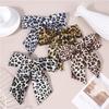 Wind Leopard Print Bow Hairpin Ponytail Clip Fabric Printing Personality Back Head Hair Accessories Hairpin