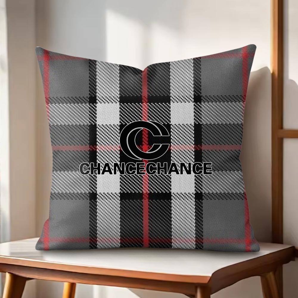 Brand Design CChancechance Cushion Cover Natural Linen Organic Fabric DoubleSided Printing Couch Pillow Covers Home Decor