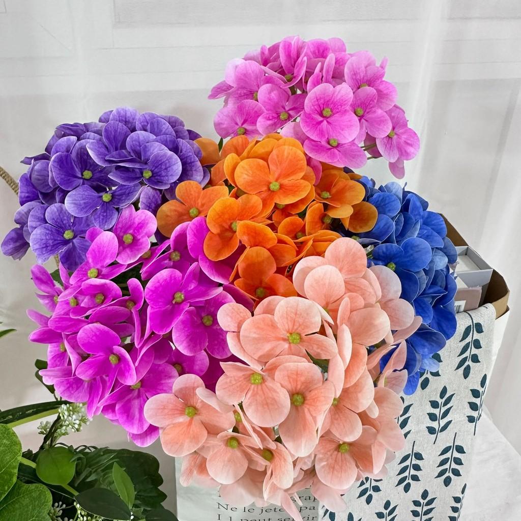 Гортензия Искусственный Цветок Свадьба Отель Ресторан Настольное Украшение Орнамент